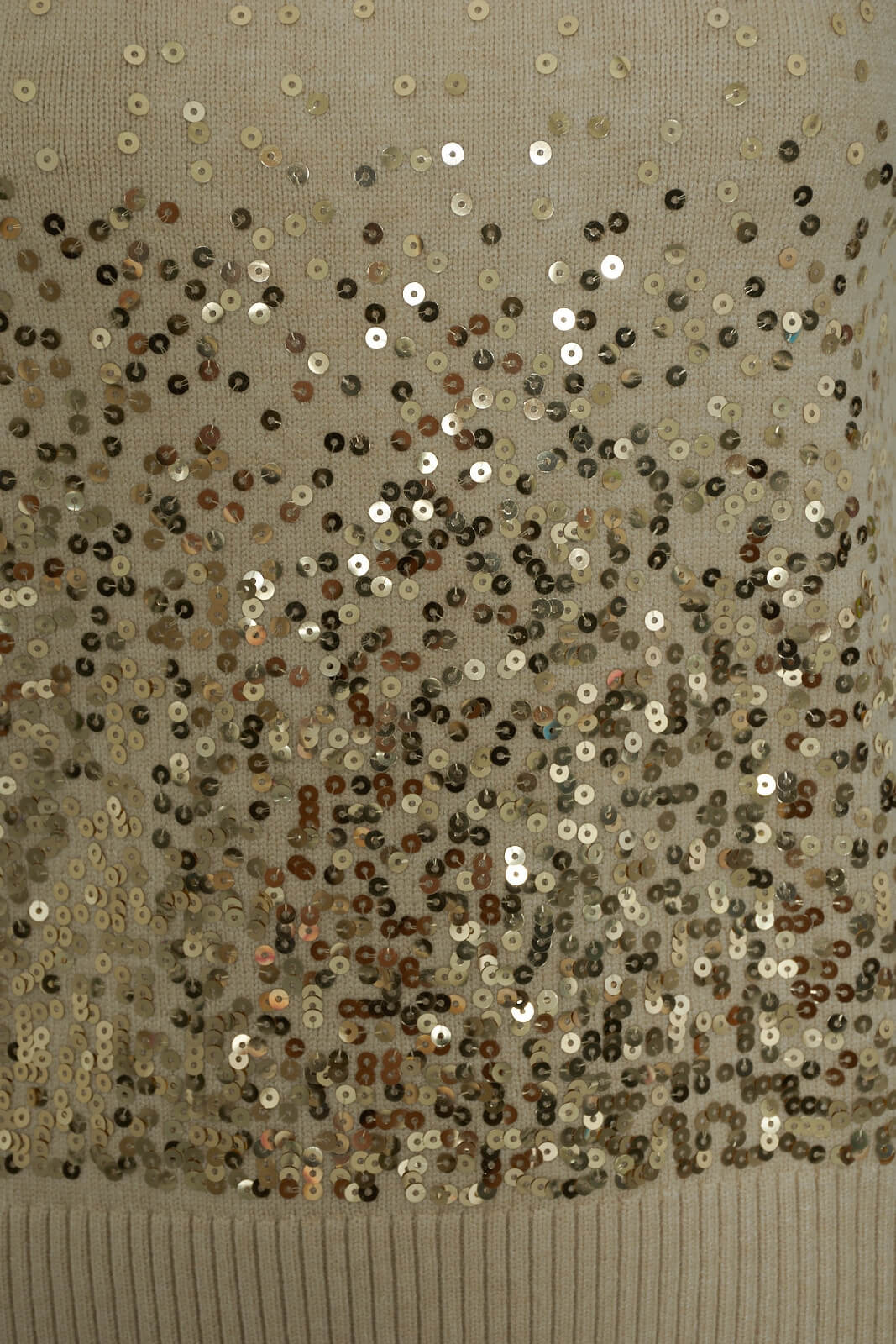 Seventy maglia gilet paillettes dettaglio