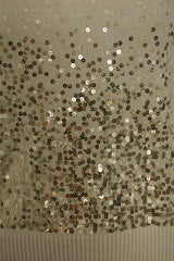 Seventy maglia gilet paillettes dettaglio
