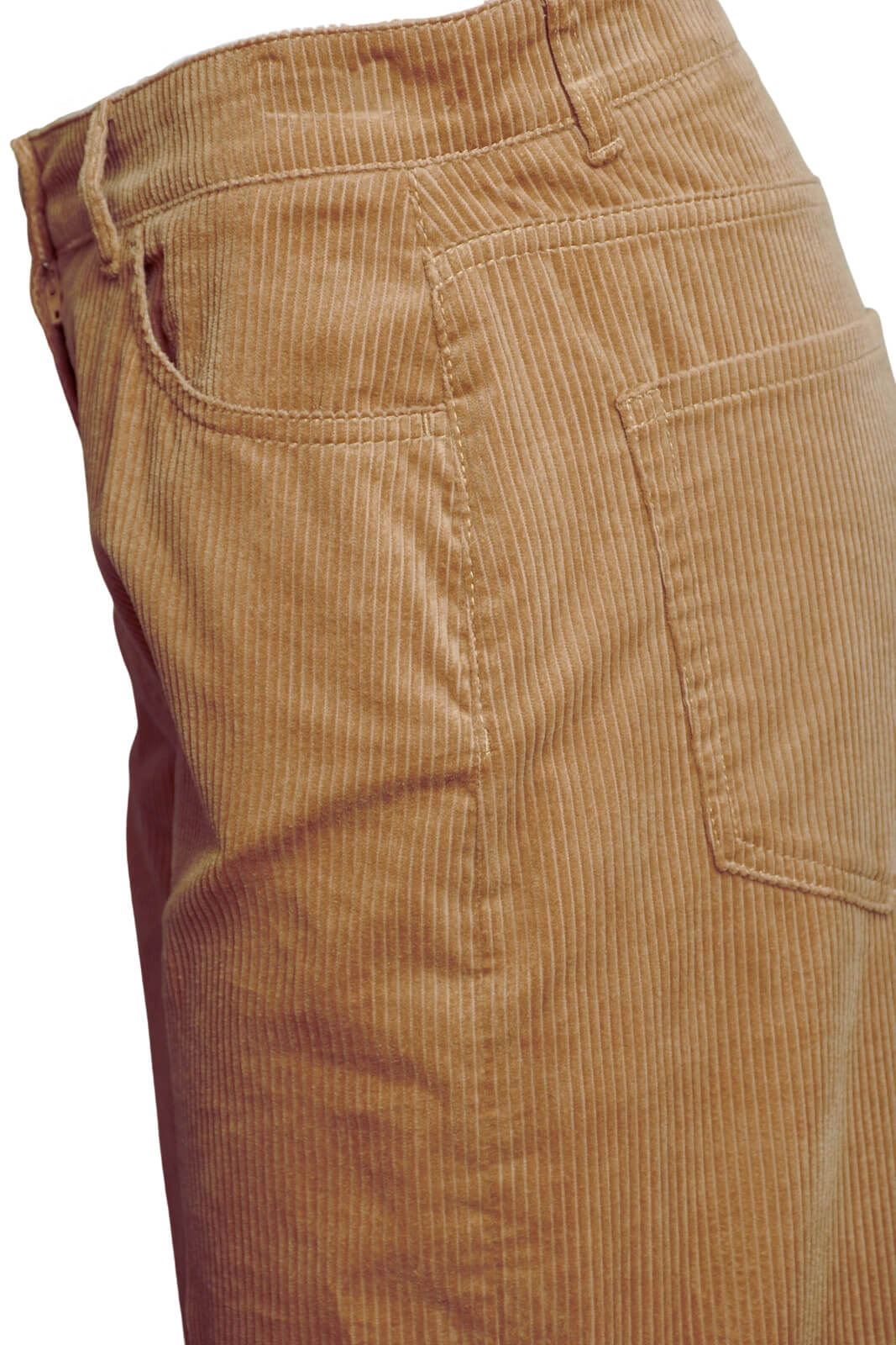 Pantalone donna coste di velluto dettaglio