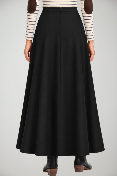 Sfizio jupe longueur cheville en viscose stretch