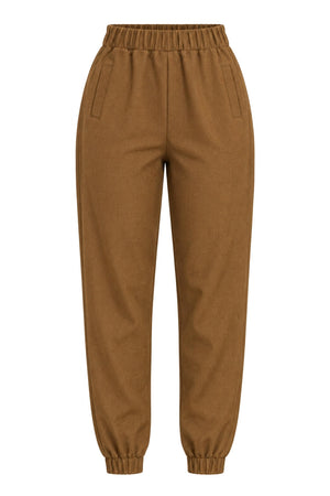 Sfizio Pantaloni Donna Spigati Slip On