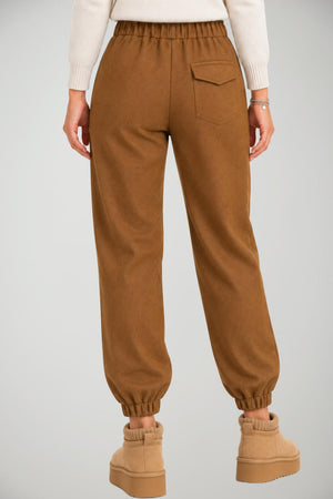 Sfizio Pantaloni Donna Spigati Slip On