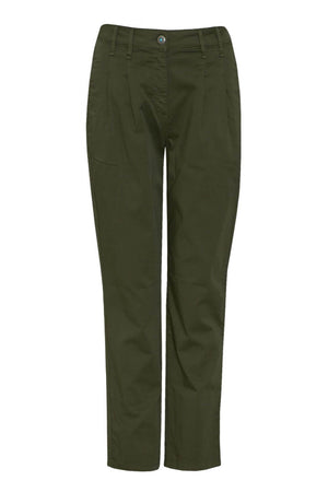 Shaft pantaloni chino con pences in cotone stretch dal taglio raffinato