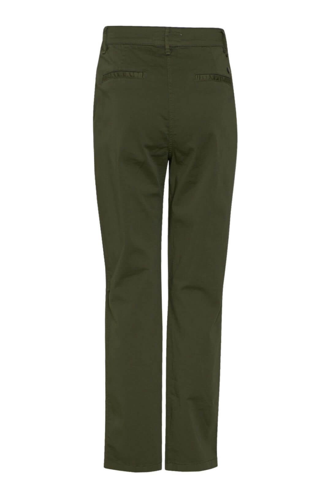 Shaft pantaloni chino con pences in cotone stretch dal taglio raffinato
