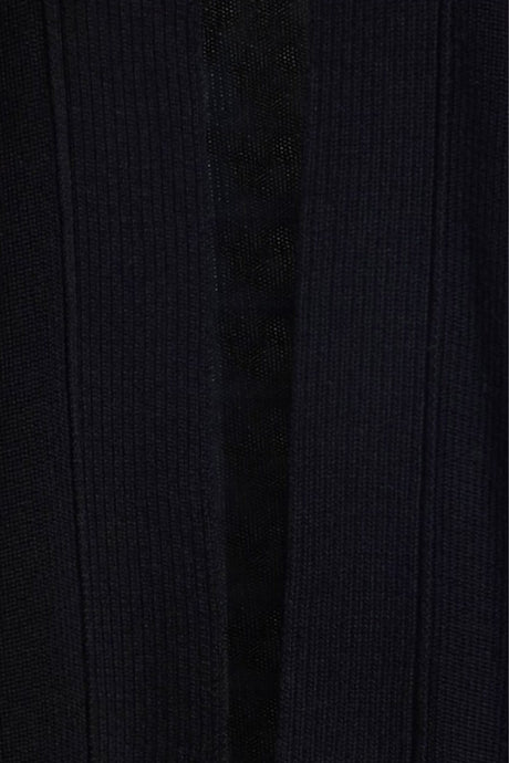 Cardigan da donna Simona Corsellini con sciarpa integrata dettaglio