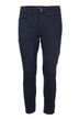 Pantaloni da uomo Siviglia in gabardina con toppe in alcantara fronte