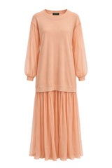 So allure Abito Donna con inserto in tulle