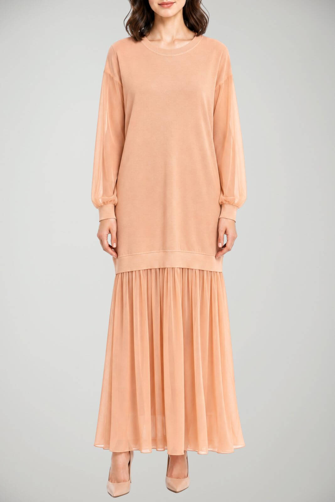 So allure Abito Donna con inserto in tulle