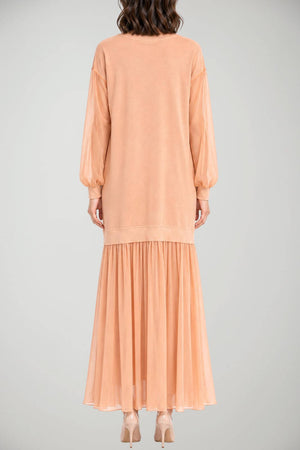 So allure Abito Donna con inserto in tulle