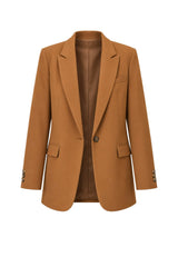 Solotre Giacca Donna Monopetto in Crepe
