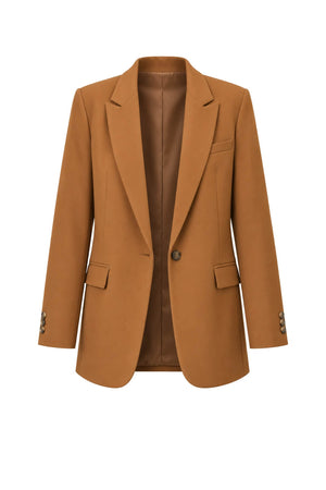 Solotre Giacca Donna Monopetto in Crepe