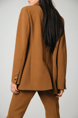 Solotre Giacca Donna Monopetto in Crepe