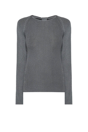 Solotre Maglia Donna a costine