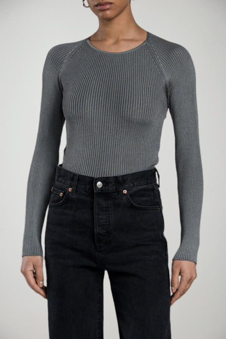 Solotre Maglia Donna a costine
