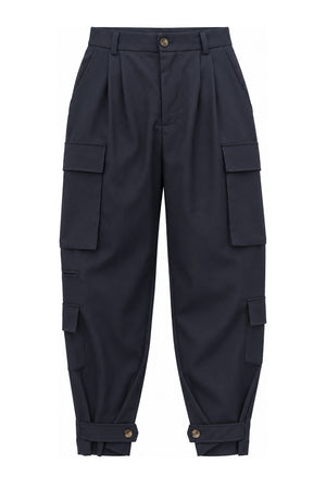 Solotre Pantaloni Donna cargo con pences