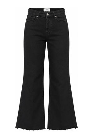 Solotre Pantaloni Donna Cinque Tasche a Zampa in Cotone