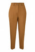 Solotre Pantaloni Donna Vita Alta in Crepe