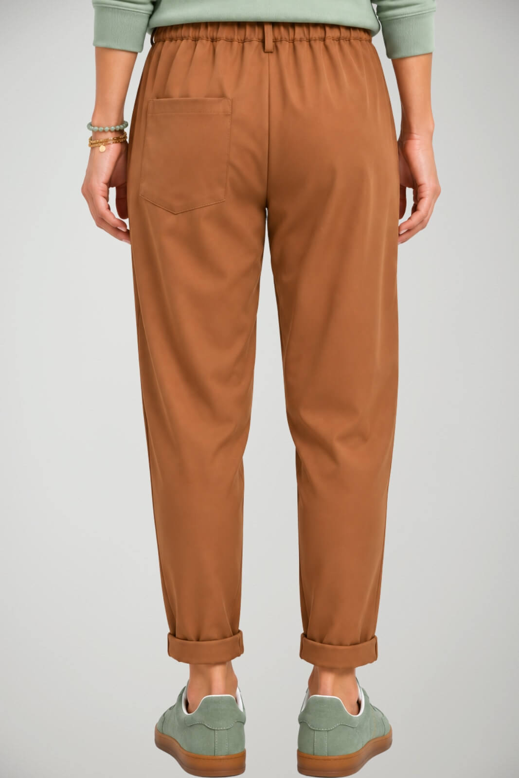 Solotre Pantaloni Donna Vita Elastica