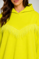 Souvenir Felpa Donna con Piume