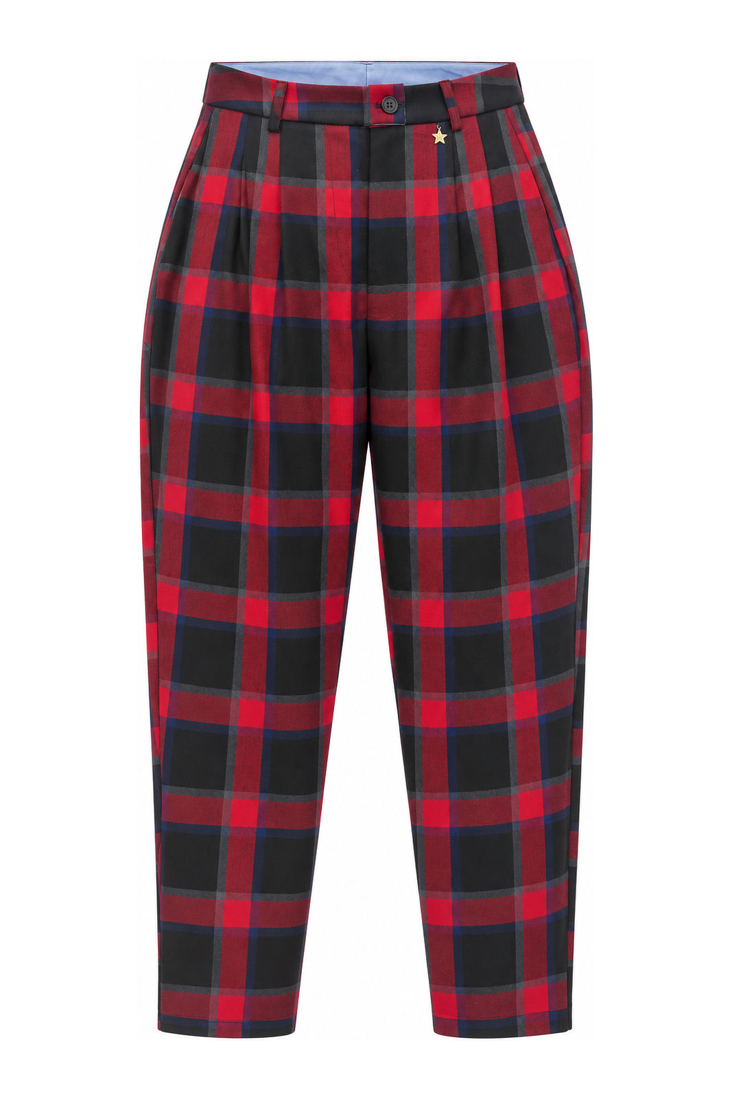 Souvenir Pantaloni Donna tartan doppia pences