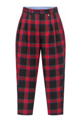 Souvenir Pantaloni Donna tartan doppia pences
