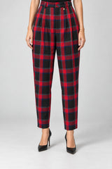 Souvenir Pantaloni Donna tartan doppia pences