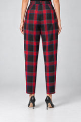 Souvenir Pantaloni Donna tartan doppia pences