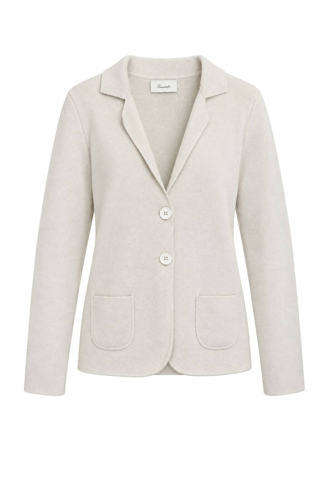 Souvenir Blazer Donna monopetto in maglia