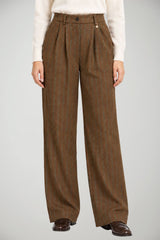 Souvenir Pantaloni Donna rigato con pences
