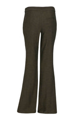 Pantaloni donna flare in fantasia sale e pepe retro