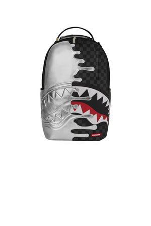 Sprayground Zaino Silver Side Drip Backpack