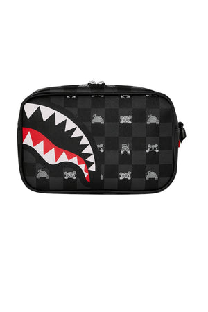 Sprayground Beauty Case Gray Peeking Check