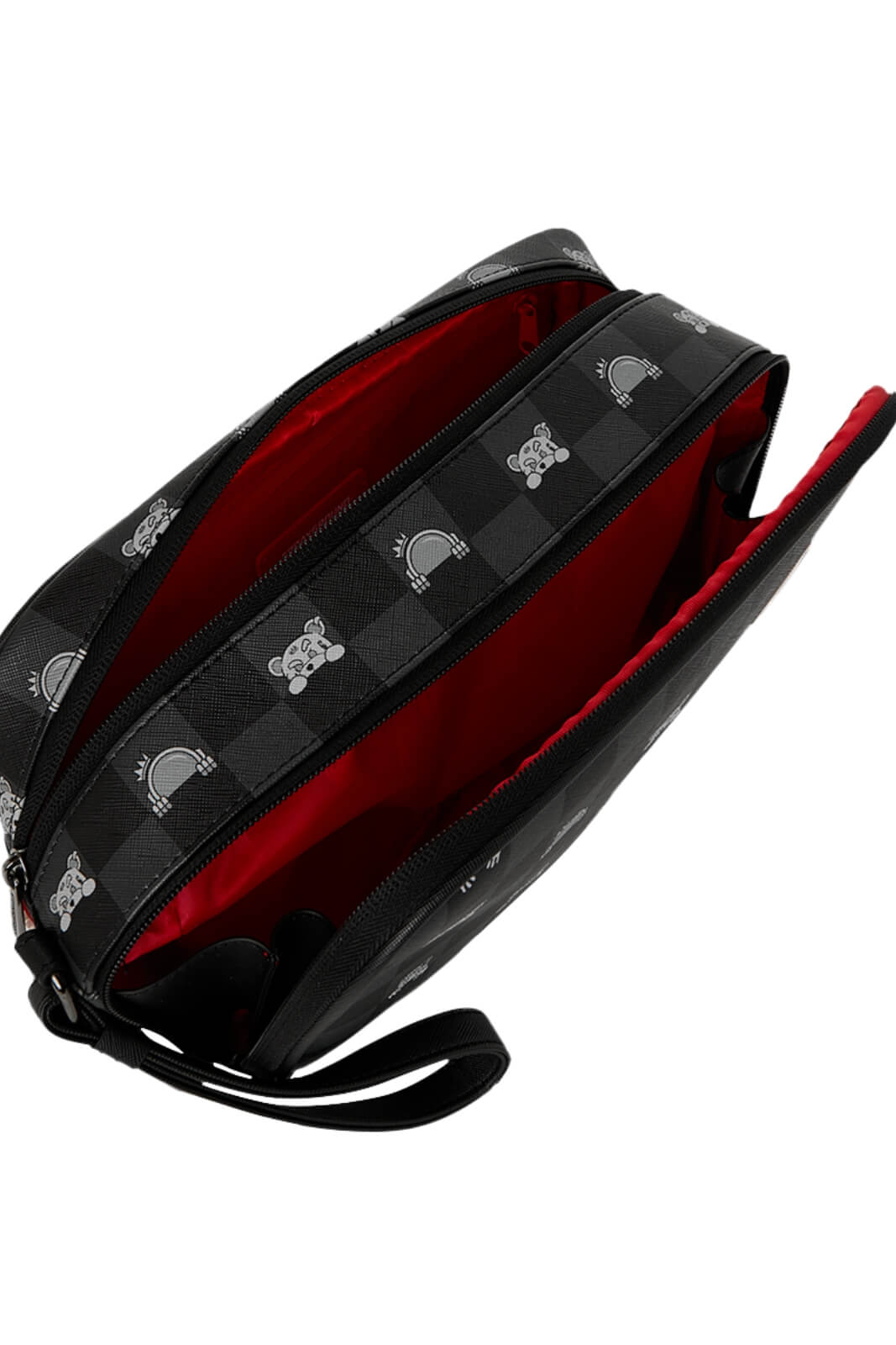 Sprayground Beauty Case Gray Peeking Check