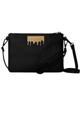 Sprayground Pochette Gold Bricks Luxe Crossover Clutch