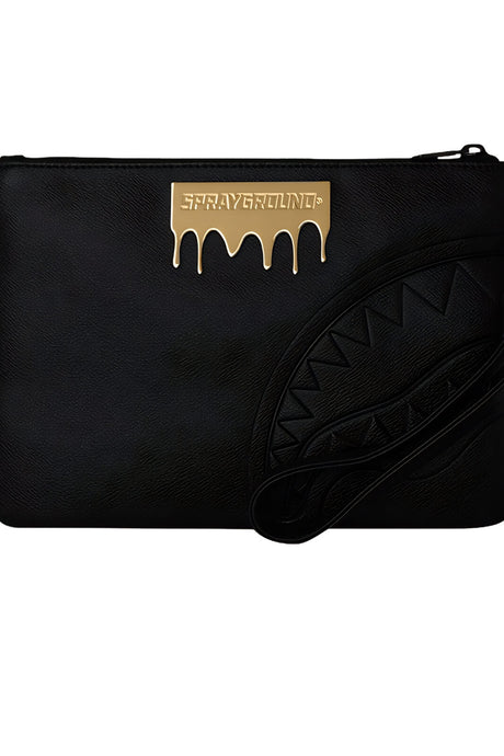 Sprayground Pochette Gold Bricks Luxe Crossover Clutch