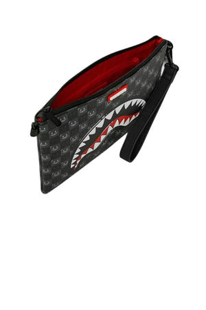 Sprayground Pochette Shark Black Check