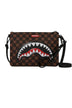 Sprayground Pochette Shark Brown Check
