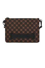 Sprayground Pochette Shark Brown Check
