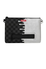 Sprayground Pochette Silver Side Drip Crossover Clutch