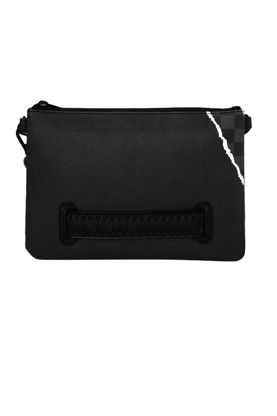 Sprayground Pochette Revealing Gray Check