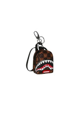 Sprayground Portachiavi Bubble Brown Check Keychain