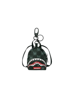 Sprayground Portachiavi Bubbly Black Check