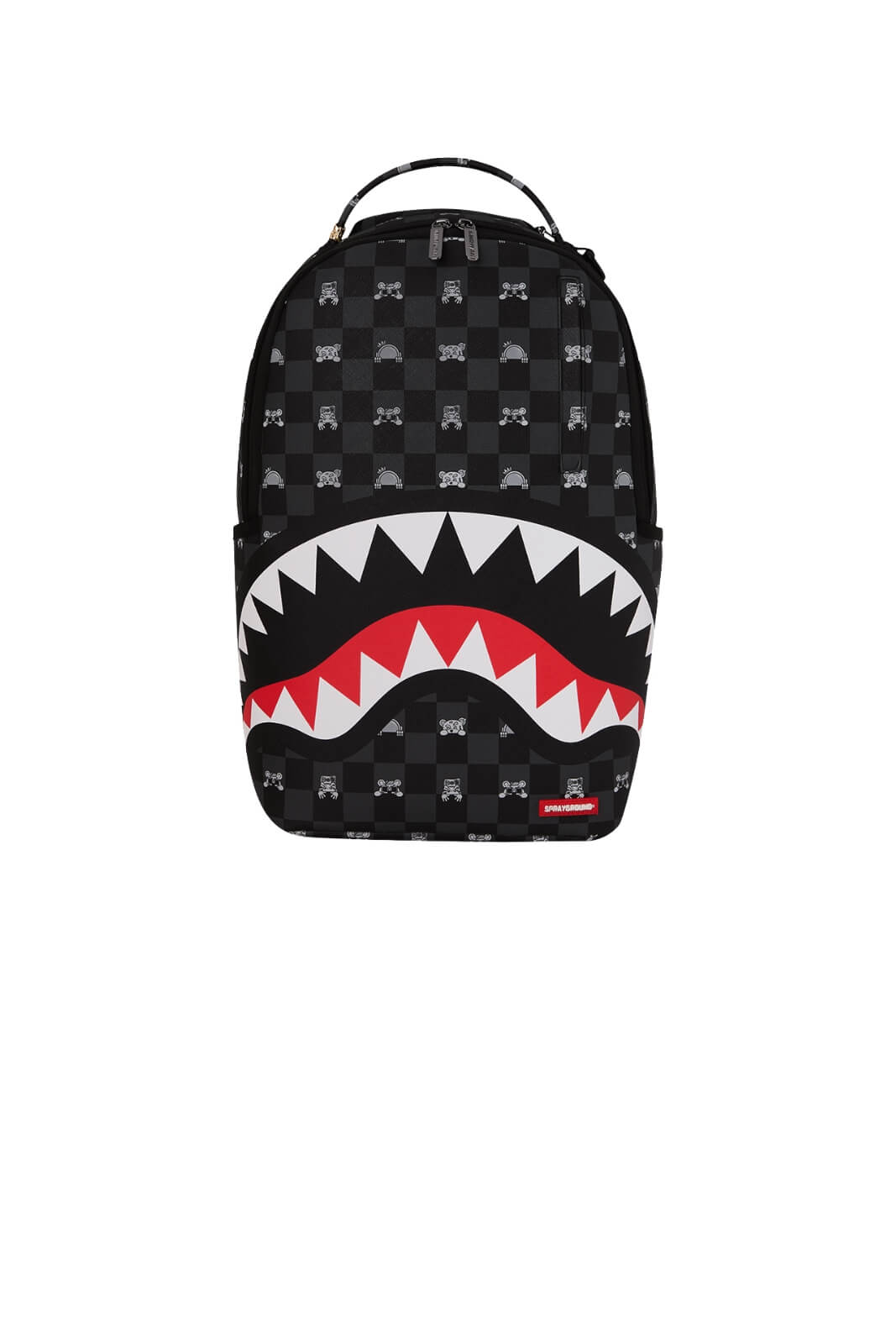 Sprayground Zaino Gray Peeking Check Backpack