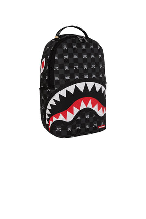 Sprayground Zaino Gray Peeking Check Backpack