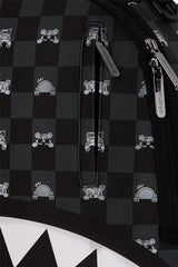Sprayground Zaino Gray Peeking Check Backpack