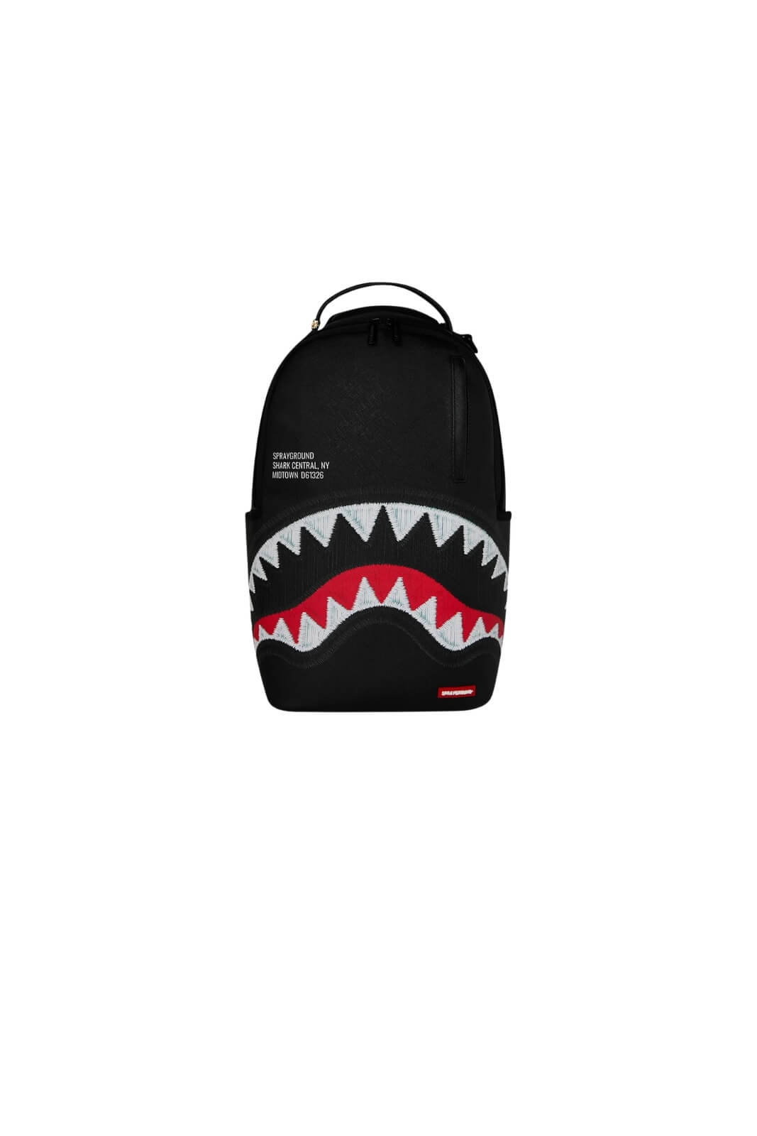 Sprayground Zaino Shark Black Embroidered