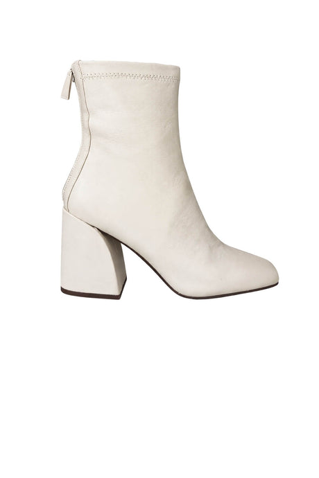 Stivali da donna Steve Madden in pelle con tacco e zip posteriore