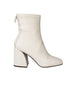 Stivali da donna Steve Madden in pelle con tacco e zip posteriore