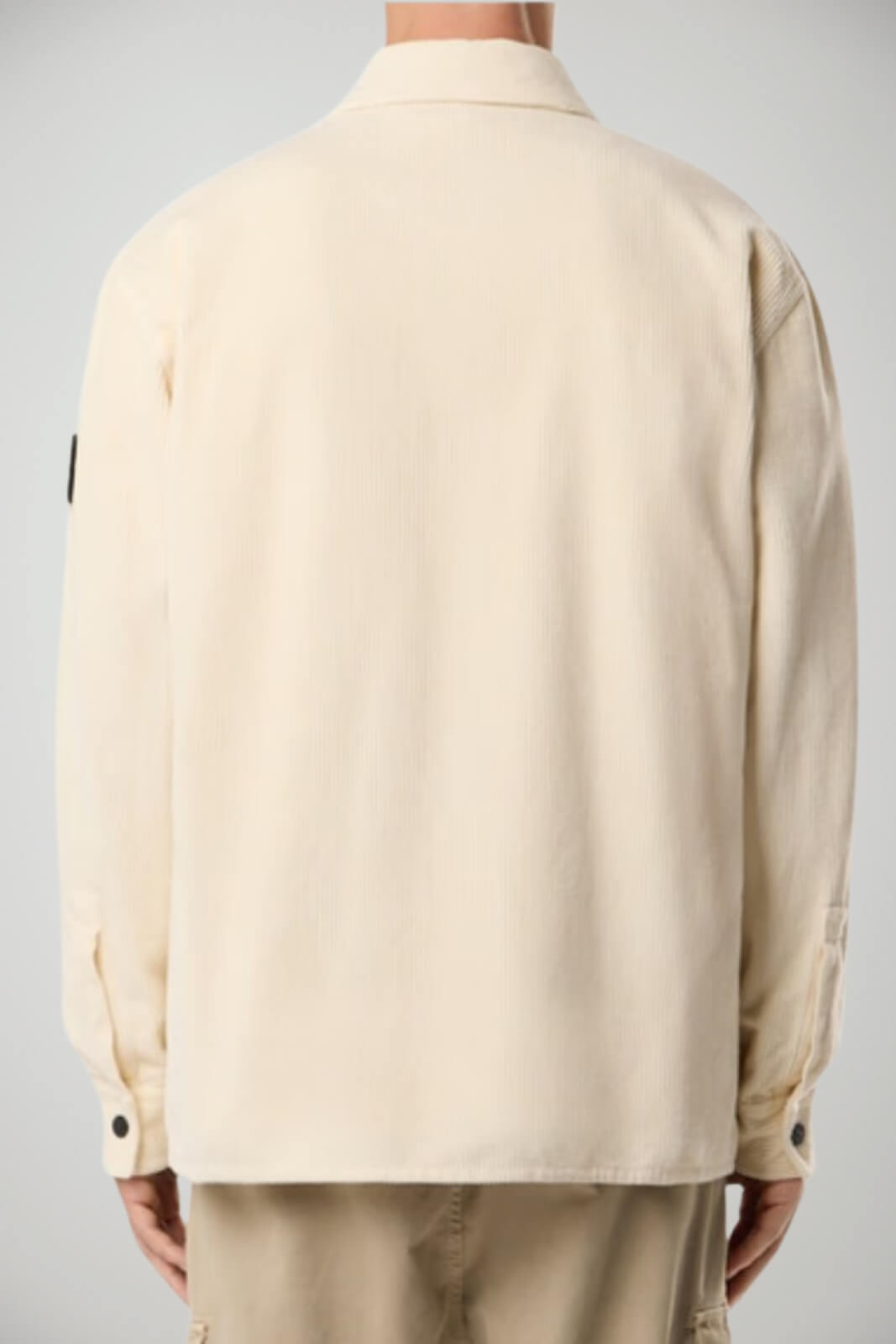 Camicia da uomo Stone Island overshirt in velluto corduroy retro