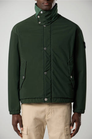 Giubbino uomo Stone Island con  collo alto e tasche a patta fronte 1